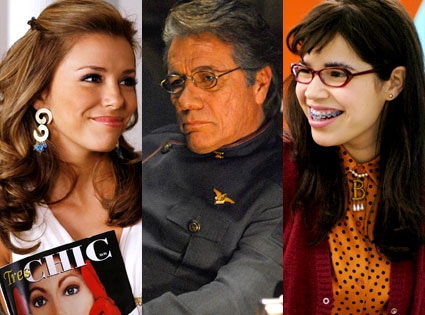 Eva Longoria (Depserate Housewives), Edward James Olmos (Battlestar Galactica), America Ferrera (Ugly Betty)