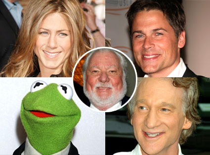 Jennifer Aniston, Rob Lowe, Kermit the Frog, Bill Maher, Bernie Brillstein
