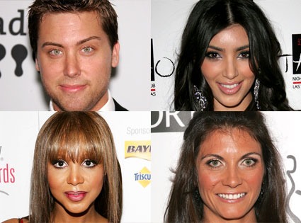 Lance Bass, Kim Kardashian, Toni Braxton, Misty May-Treanor