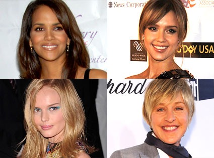 Halle Berry, Jessica Alba, Kate Bosworth, Ellen DeGeneres