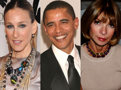 Sarah Jessica Parker, Barack Obama, Anna Wintour