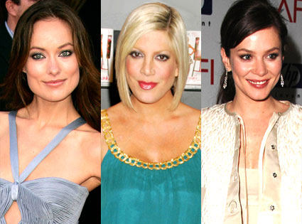 Olivia Wilde, Tori Spelling, Anna Friel