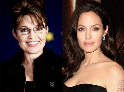 Sarah Palin, Angelina Jolie