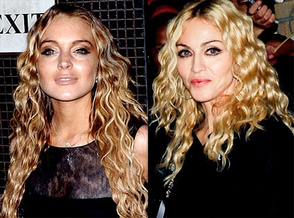 Madonna, Lindsay Lohan