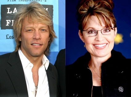 Jon Bon Jovi, Sarah Palin