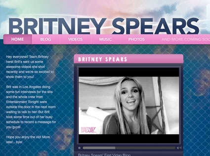 Britney Spears, Website