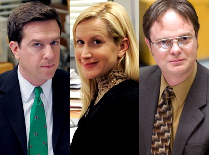 Ed Helms, Angela Kinsey, Rainn Wilson, The Office