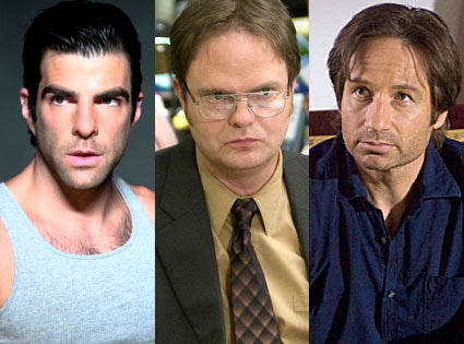 Zachary Quinto (Heroes), Rainn Wilson (The Office) David Duchovny (Californication)