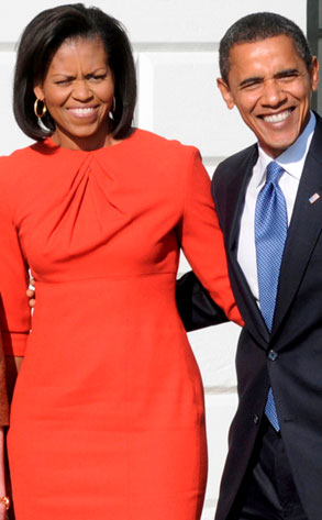 Striking Red from Michelle Obama's Best Looks | E! News