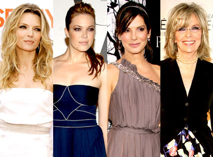 Michelle Pfeiffer, Mandy Moore, Sandra Bullock, Diane Keaton