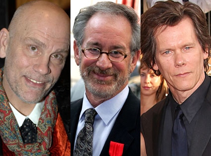 John Malkovich, Steven Spielberg, Kevin Bacon