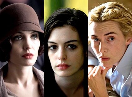 Angelina Jolie, Changeling, Anne Hathaway, Rachel Getting Married, Kate Winslet, The Reader 