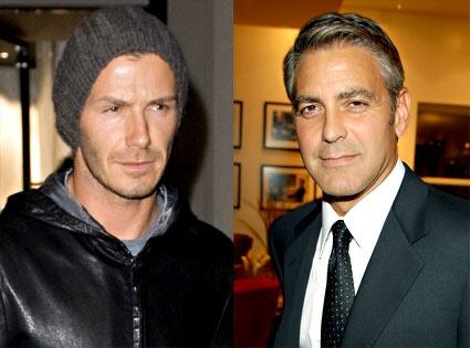 David Beckham, George Clooney