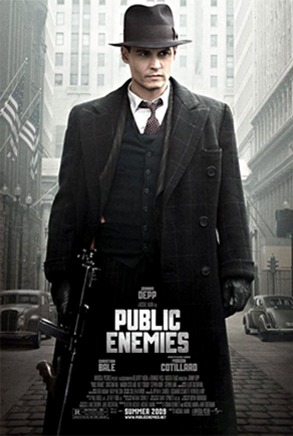 Johnny Depp, Public Enemies Poster