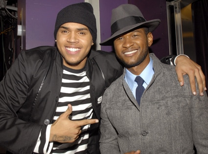 Chris Brown, Usher
