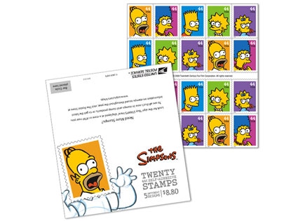 The Simpsons, Stamps