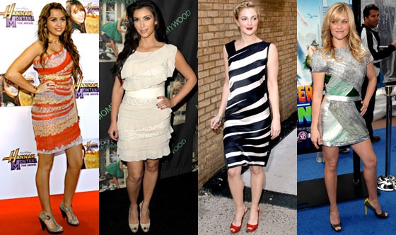 Miley Cyrus, Kim Kardashian, Drew Barrymore, Reese Witherspoon