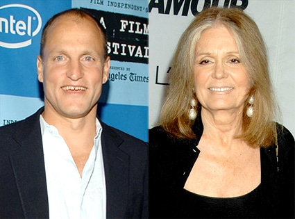 Woody Harrelson, Gloria Steinem
