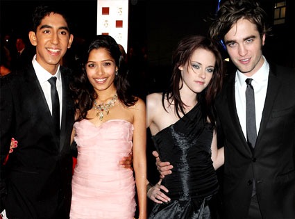 Dev Patel, Freida Pinto, Kristen Stewart, Robert Pattinson
