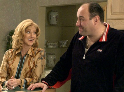 Edie Falco, James Gandolfini, The Sopranos