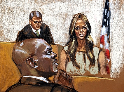 Tyra Banks, Courthouse Sketch
