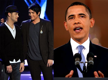 Matt Giraud, Adam Lambert, American Idol, Barack Obama