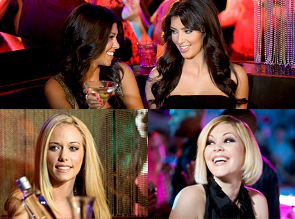 Kourtney Kardashian, Kim Kardashian, Kendra Wilkinson, Shanna Moakler