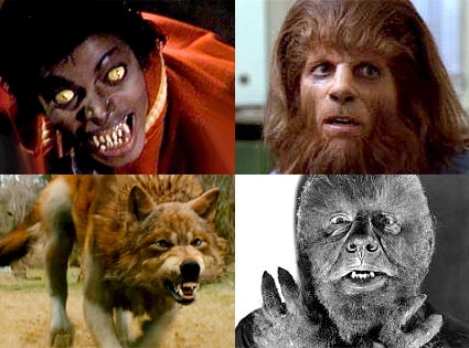 Michael Jackson, Thriller, Michael J. Fox, Teen Wolf, New Moon Werewolf, Wolf Man
