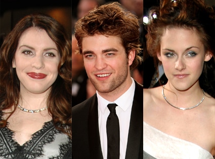 Stephenie Meyer, Robert Pattinson, Kristen Stewart