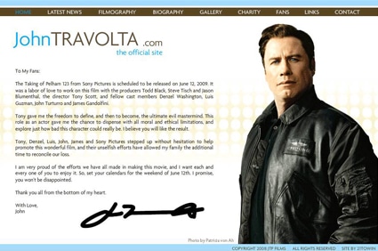 John Travolta Blog, travolta.com