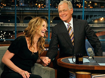 Tonight Show, David Letterman, Julia Roberts
