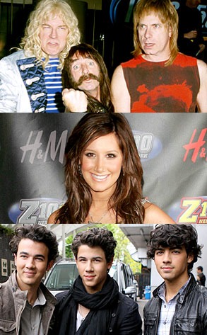 Spinal Tap, Ashley Tisdale, Jonas Brothers