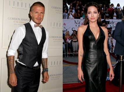 David Beckham, Angelina Jolie