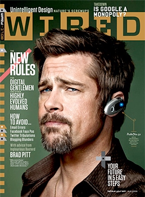 Brad Pitt, Wired Cover