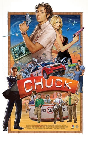 Chuck poster, comic con