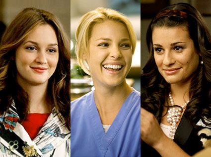 Leighton Meester, Gossip Girl, Katherine Heigl, Greys Anatomy, Lea Michele, Glee