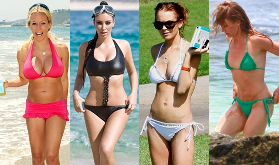 Kendra Wilkinson, Kim Kardashian, Lindsay Lohan, Cameron Diaz