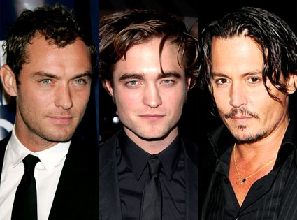 Jude Law, Robert Pattinson, Johnny Depp