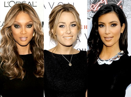 Tyra Banks, Lauren Conrad, Kim Kardashian