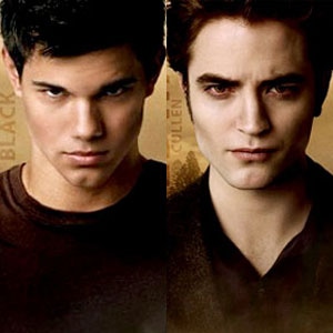 Taylor Lautner, Robert Pattinson, New Moon