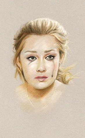 Lauren Conrad pastel drawing, Charles H. Scott Gallery