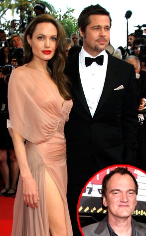 Brad Pitt, Angelina Jolie, Quentin Tarantino