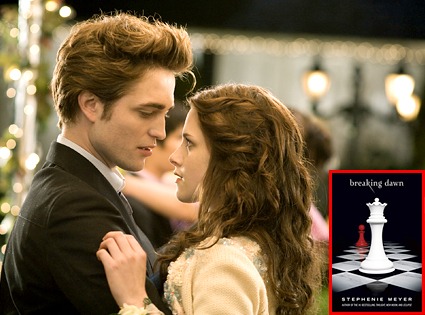 Robert Pattinson, Kristen Stewart, Breaking Dawn, Book Cover