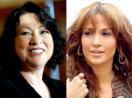 Sonia Sotomayor, Jennifer Lopez