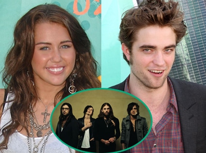 Miley Cyrus, Robert Pattinson, The Kings of Leon