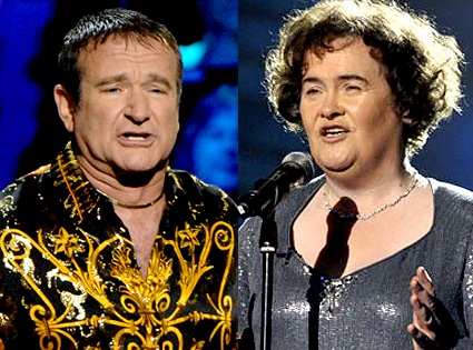 Robin Williams, Susan Boyle