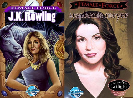 Female Force Comics, JK Rowling, Stephanie Meyer