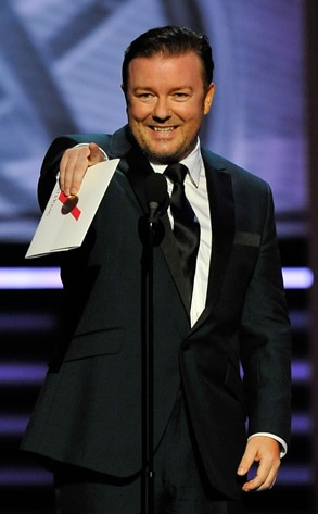 Ricky Gervais from 2009 Emmys: Big Moments From the Show | E! News
