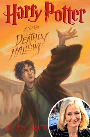 Harry Potter and the Deathly Hallows Cover, JK Rowling
