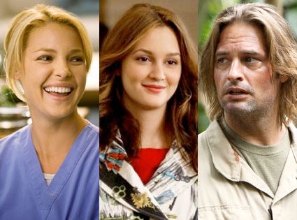 Katherine Heigl, Grey's Anatomy, Leighton Meester, Gossip Girl, Josh Holloway, Lost